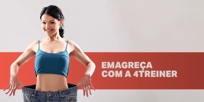 Emagrecimento Descubra o poder do planejamento e acompanhamento da 4 Treiner. Conheça nosso plano de emagrecimento e perca peso com saúde e equilíbrio